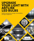 Ultra Bright 41mm LED Bulbs 12V Canbus Error Free Interior Dome Map Vanity Sun Visor Lights Pack of 10 for Cars 6000K White