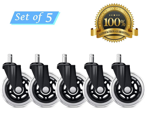 office chair wheels floor safe set of 5 for home and office