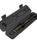 Case with Pro Grade Inch Pound Torque Wrench One Quarter Inch Drive Twenty To Two Hundred InLb and Two Point Twenty Six To Twenty Two Point Six Nm.