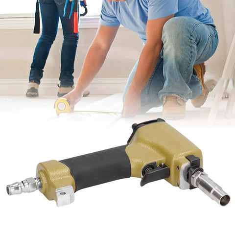 Pneumatic Decorative Nailer For Trim And Finish, Air Powered Thumbtack Pin Tool displayed on work surface, Model 1170.