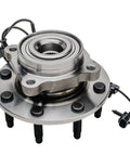 Beefy Front Wheel Bearing Hub Assembly Set For Silverado 2500 HD, 3500 HD, Sierra 2500 HD, Suburban 2500, Yukon XL 2500 And Hummer H2 Wheel Bearing Hub Replacement Pair