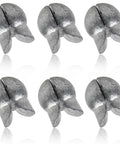 Split Shot Fishing Weights Kit With Removable Clip On Sinker For Fly Fishing, shown in round lead shape, close-up view
