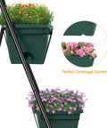 3 Tier Vertical Raised Garden Bed Standing Planter Box For Vegetables Herbs And Flowers Indoor Outdoor, focus on drainage system