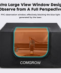 Laser Engraving Enclosure For 700 By 700 By 400mm Machines With Exhaust Fan and PVC Observation Window, COMGROW