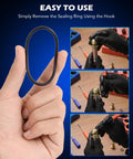 All In One 826 Piece O Ring Kit With 32 SAE And Metric Sizes For Plumbing Automotive And Faucet Repair Nitrile Rubber Rings in use