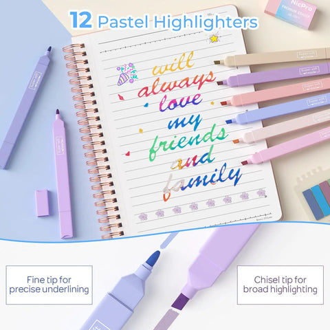 All-In-One Cute Spiral Notebook Set For Women And Bible Journal Lovers, Includes 3 A5 Spiral Notebooks, Gel Pens, Study Aesthetic