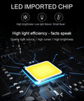 Close-up of LED imported chip showing high light efficiency, designed for JUDYSSY Patio Lightingsolar Flood Lights Outdoor, 50W.