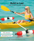 Inflatable Kayak Outrigger Stabilizer Kit with PVC Floats Easy Setup Detachable Stabilizers for Kayaks Canoes and Fishing Boats