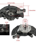 Front Steering Knuckle and Wheel Hub Bearing Replacement Kit for Toyota Camry 2007 2008 2009 Includes 686258 686259