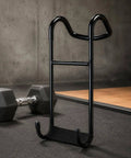 Dumbbell Hook For Pain Free Grips Non Slip Anti Fatigue Weightlifting Accessory with Solid Iron Build on gym floor