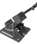 Cradle Angle Drill Press Vise With 3.5 Inch Jaw Opening 2500 Lb Clamping 0 To 90 Degree Tilt 90 Degree Rotating Cradle