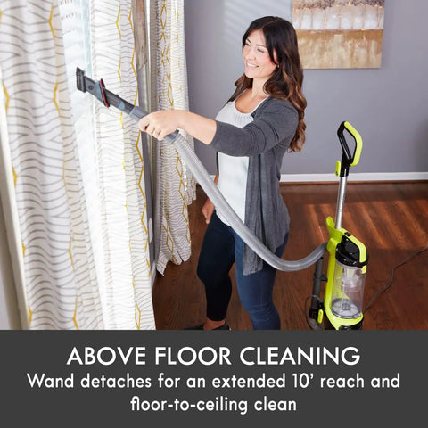 Kenmore Upright Bagless Vacuum With Powerfull Two Motor System For Deep Carpet Cleaning And Hard Floors Lightweight Under 14 Lbs XL Dust Cup Maneuverable Design Easy To Use On Stairs And Multiple Surfaces