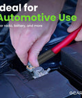 8 Gauge CCA Ground Wiring Kit 25 Ft Each Red And Black Jacket 3 In 1 Ground Battery Cable installation in car engine bay