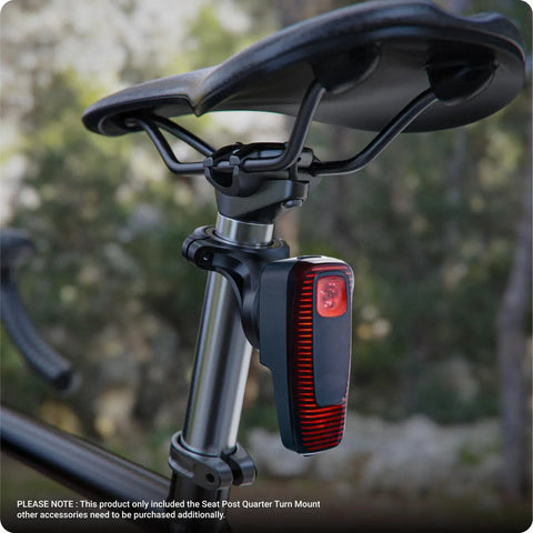 Quarter Turn Seat Post Mount For Wahoo TRACKR Radar Fits 27.2mm 30.9mm 31.6mm Bars Keeps Your Tail Light Or Radar Secured On Road Bikes