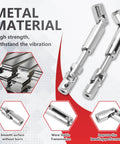 Metal material drive shafts for RC crawler, built tough for smooth running performance, 1/16 scale truck parts.