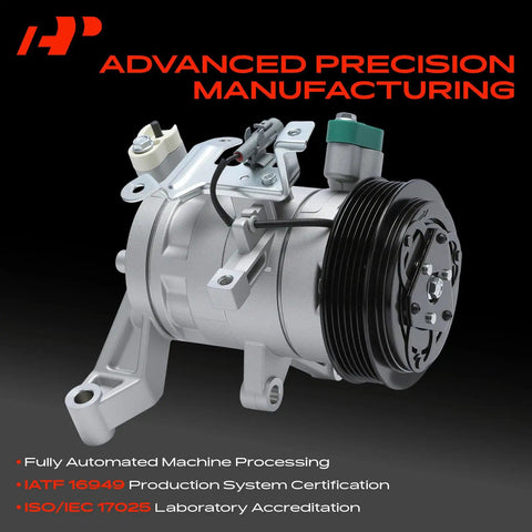 AC Compressor With Clutch That Fits Subaru Forester 2014-2018, Impreza 2012-2016 2.0L, Crosstrek 2016-2017, XV Crosstrek 2013-2015 Gas Engines
