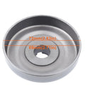 Three Eighths Inch Pitch Drop-In Clutch Drum Rim Sprocket Bearing Kit for Husqvarna 455 455 Rancher 460 dimensions view
