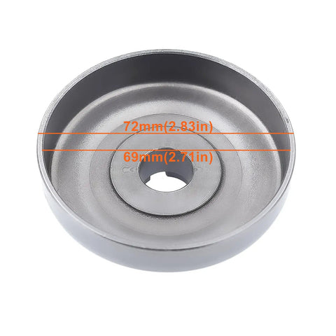 Three Eighths Inch Pitch Drop-In Clutch Drum Rim Sprocket Bearing Kit for Husqvarna 455 455 Rancher 460 dimensions view
