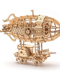 3D Wooden Puzzle Airship Kit For Adults And Teens Educational Brain Teaser Model Building Kit Premium Plywood Parts Easy To Assemble