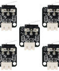 Five Pack Must Have End Stop Limit Switches For 3D Printers, Micro Mechanical 3 Pin Normally Open And Normally Closed Switches
