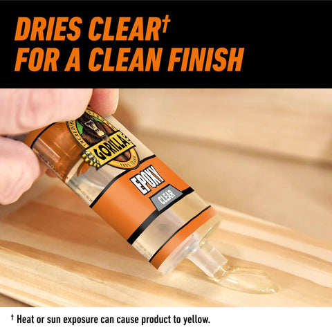Two Part Clear Epoxy Kit 0.85 Oz Syringe Pack Of 2, 5 Minute Set Time, Tough As Nails Bond For Home And Auto Repairs, Gap Filling And Repositioning, Dries Crystal Clear, Waterproof And Heat Resistant Resin For Wood, Metal, Plastic, Glass, clear epoxy syringe on wood