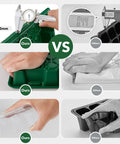 Comparison of Ultra Thick 160 Cell Seed Starter Tray Kit With Humidity Dome to thinner trays with measurements and pressure tests