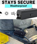 7 Way Trailer Junction Box Built Tough and Waterproof Wiring Connector installed on a trailer, highlighting weatherproof feature.