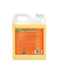 Back view of 32 oz Paint And Varnish Remover Gel bottle showing the label details and instructions for use.