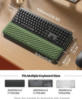 All In One Ergonomic Keyboard Stand With Built In Wrist Rest And Memory Foam Pad No Slip Desk Cushion For Comfortable Typing