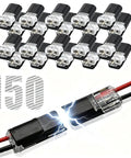 150 Pcs Double Wire Plug In Connector With Locking Buckle And Quick Clip Fasteners for DIY projects