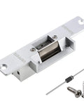 Heavy Duty Electric Door Strike Lock Fail Secure 12Vdc Access Control Setup For Warehouses Built Like A Tank Kick Resistant Latch with screws.