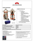 Fall Protection Full Body Harness Kit With 6 Ft Lanyard And Internal Shock Absorber For Industrial Roof Construction specifications