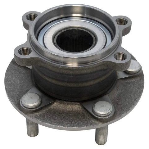 Close-up of a Drop In Front And Rear Wheel Bearing And Hub Assembly Set For 2013 Through 2021 Mazda CX 5 AWD And 2022 CX 5