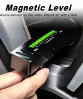 Universal Camber Alignment Tool With Magnetic Base For Car Suv Rv Precision Wheel Straightening Gauge measures angles on a wheel.