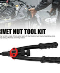 320mm Heavy Duty Rivet Nut Tool Kit With U Shaped Arm And Hard Case displayed with automotive panel application