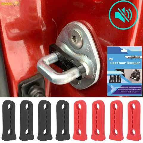 Heavy Duty Door Striker Sound Damper Bushing For Honda CRV Civic Accord Fit Pilot Odyssey Rugged Rubber Gap Seal mounted on car