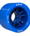 Evolve Roller Derby Wheel Set For Indoor Skating Red 95A High Performance Wheels with Ultragrip Fast Roll Polycarbonate Hub