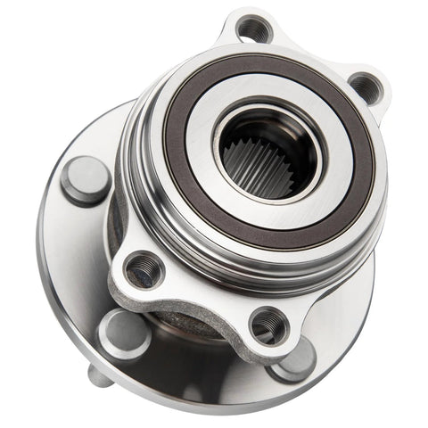 Close-up view of Rear Wheel Bearing Hub Assembly For Subaru Legacy 2005 2009 And Outback 2005 2009 Five Lug Non ABS Direct Fit Replacement 512293