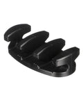 Zig Zag Nylon Cleats Black 3.5 Inch Length For Rope Up To Three Eighths Inch Pre Drilled For Two Fasteners Pair