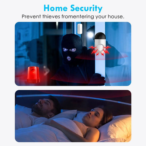 Ultra Loud No Brainer 120dB Window And Door Alarm For Home Security Protecting Against Intruders at Night