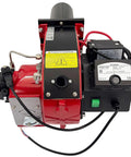 Heavy Duty Single Stage Air Atomization Burner For Industrial Boilers And Commercial Heating Systems Plug And Play 220V, showing control panel and connections.