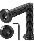 M6 Socket Head Cap Screws Kit 1.0 X 70mm Countersunk Flat Head Stainless Steel 304 Black Oxide Fully Threaded With Allen Hex