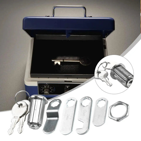 Beefy Heavy Duty Cam Lock Set For Doors Cabinets Mailboxes And Drawers 16 Or 30mm Zinc Alloy Cylinder With 2 Keys and lock tools