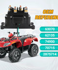 Beefed Up 12V 250A Winch Solenoid Relay Contactor Replacement for ATV UTV Boat and 4x4 Vehicles with OEM references