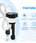 Upgraded GLX-FLO-RP Pool Flow Switch Assembly with 15 ft cable and metal probe for Hayward Goldline Aqua Rite systems, feature icons