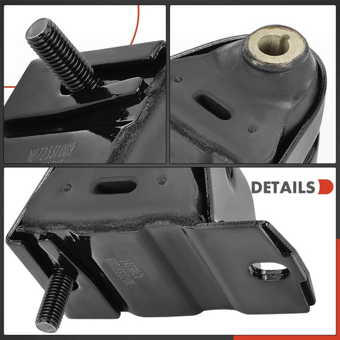 Close-up of Front Left and Right Engine Motor Mount Kit for Jeep Wrangler TJ 1997 to 2006 Fits 2.4L 2.5L and 4.0L V6 with Bolt On Mounts