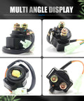 Heavy Duty Motorcycle Starter Relay 12 Volt Four Stroke Dirt Bike Kart Scooter Replacement Built Rock Solid showcased from multiple angles.