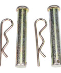 Two Pack Lift Cylinder Clevis Pin Kit For Power V And Power VXT With RT2 And RT3 Mounts, steel pins and clips included