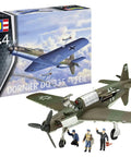 Do 335 Arrow Model Kit 1:48 Scale With 81 Pieces Craft Set For Builders 12 Years And Up Realistic Details Historical WWII Fighter Plane Build With Highly Detailed Cockpit And Exhaust Details image showing assembled model with box
