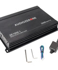 Beast 2000W Monoblock Class D Car Amplifier With One Ohm Stable MOSFET Power and accessories kit